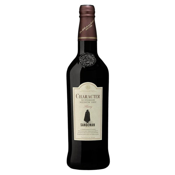 Sandeman Character Superior Medium Dry Sherry Wine Sandeman
