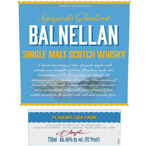 Balnellan PX Sherry Cask Finish