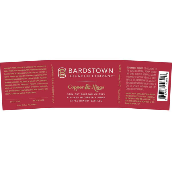 Bardstown Bourbon Copper & Kings Apple Brandy Finish 2
