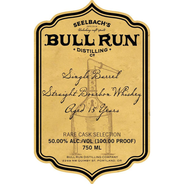 Bull Run 15 Year Old Single Barrel Straight Bourbon