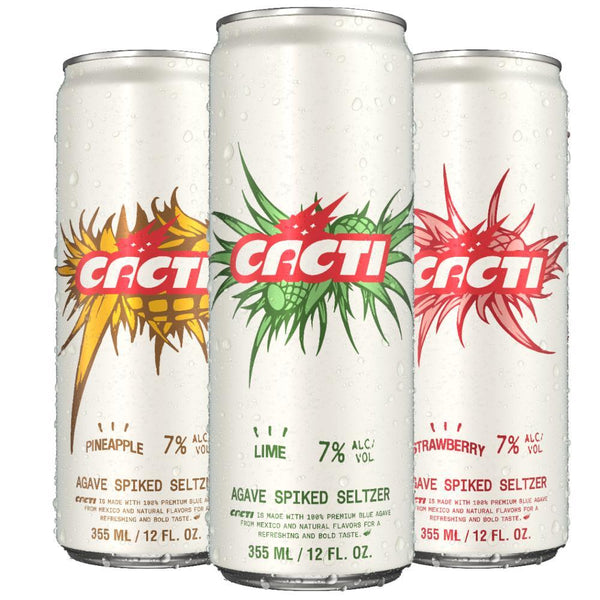 Cacti Pineapple Seltzer By Travis Scott