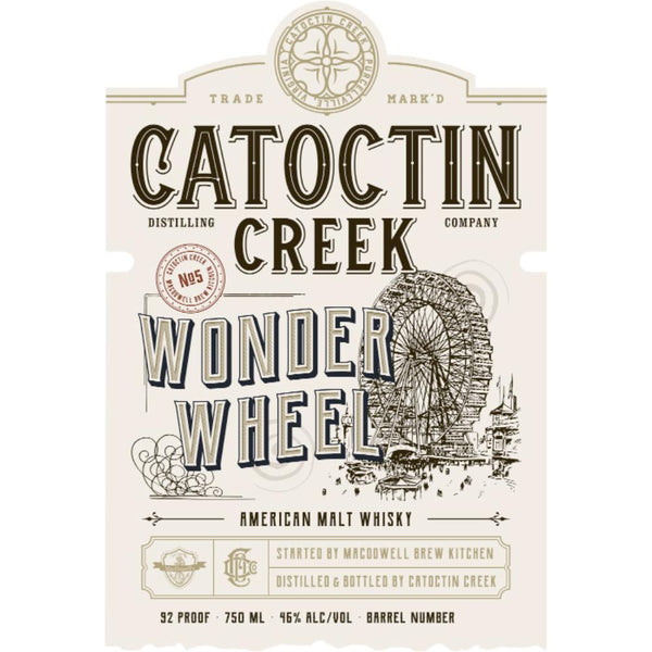 Catoctin Creek Wonder Wheel American Malt Whiskey