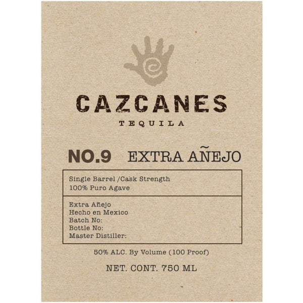 Cazcanes No. 9 Extra Anejo Tequila