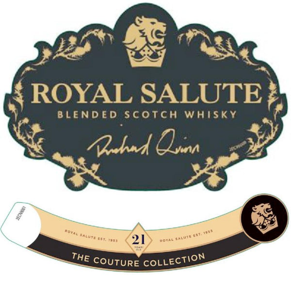 Chivas Regal Royal Salute 21 Year Old Richard Quinn Black Edition