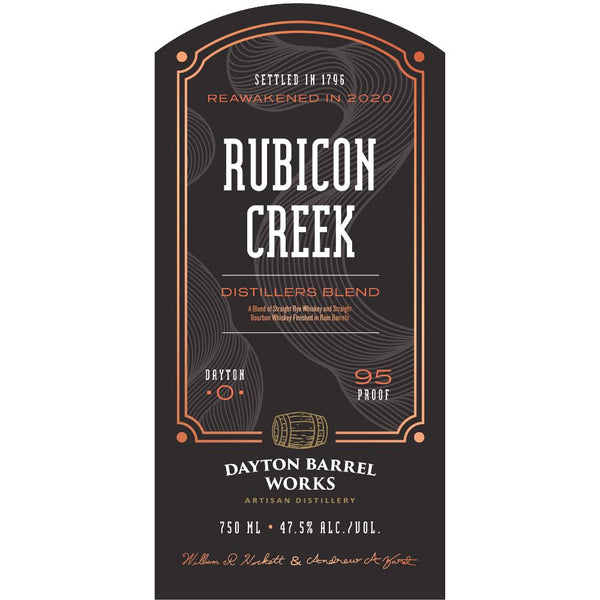 Dayton Barrel Works Rubicon Creek Distillers Blend