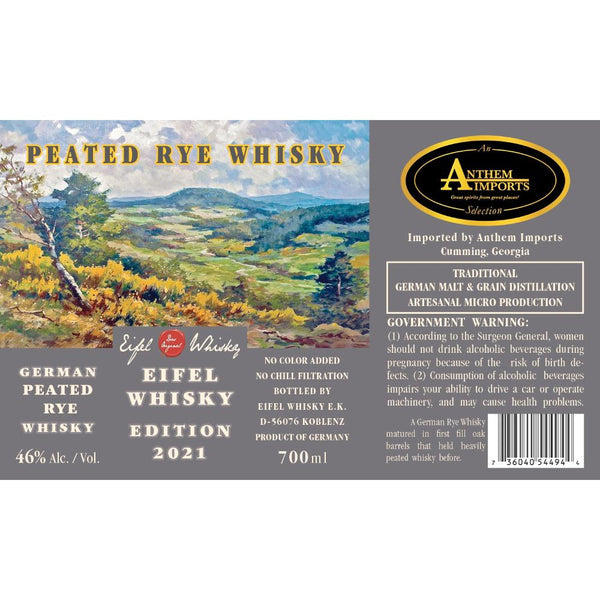 Eifel Peated Rye Whisky 2021 Edition