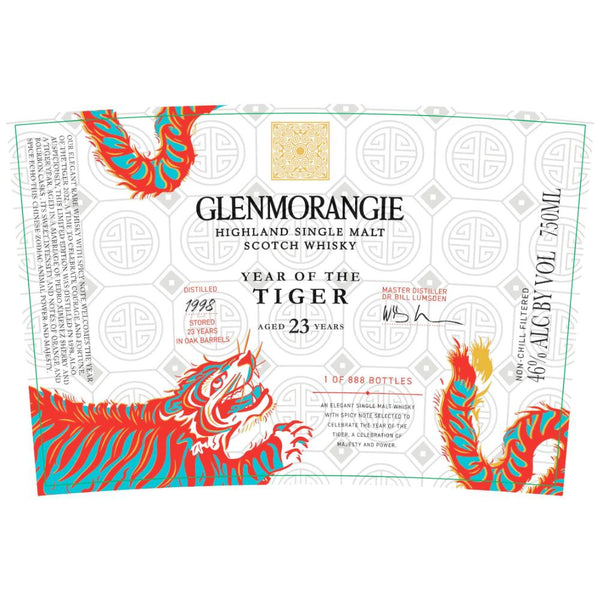 Glenmorangie Year Of The Tiger Aged 23 Years