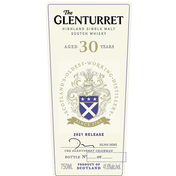 The Glenturret 30 Year Old 2021 Release