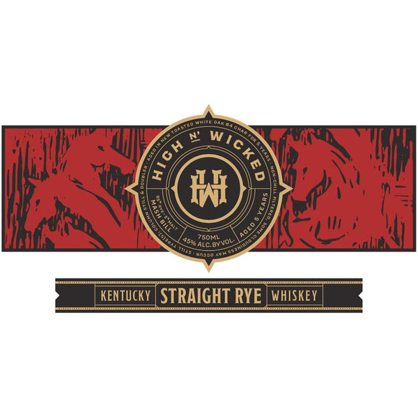 High N’ Wicked 5 Year Old Kentucky Straight Rye Whiskey