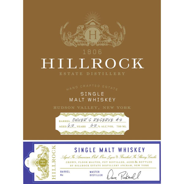 Hillrock Owner's Reserve #2 Single Malt Whiskey