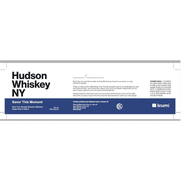 Hudson Savor This Moment Single Barrel Select New York Straight Bourbon