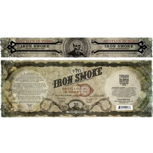 Iron Smoke Bottled in Bond Straight Bourbon