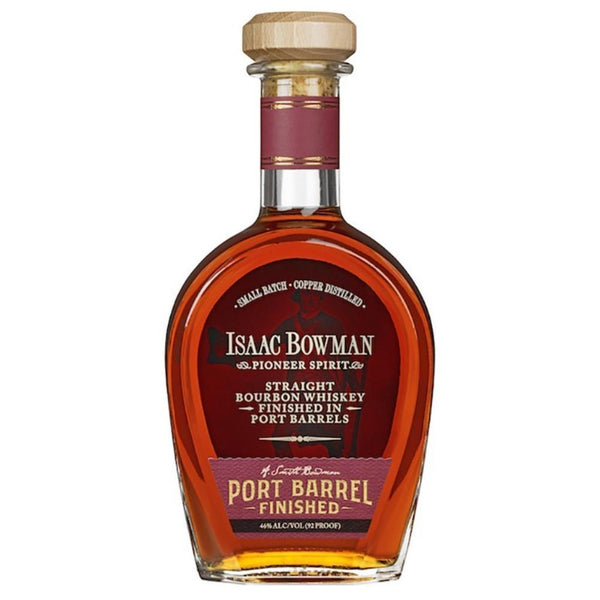 Isaac Bowman Port Barrel Finished Bourbon Whiskey American Whiskey A. Smith Bowman 