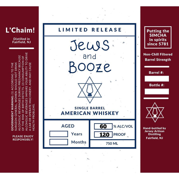 Jews and Booze Single Barrel American Whiskey