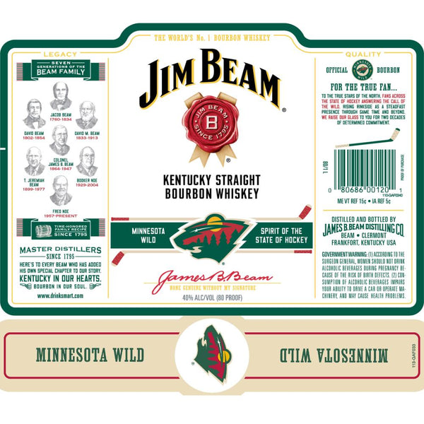 Jim Beam Minnesota Wild Edition