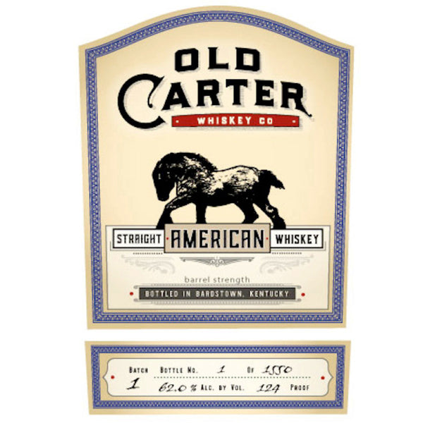 Old Carter 13 Year Old Straight American Whiskey