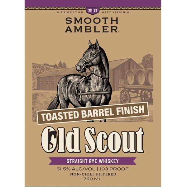 Smooth Ambler Old Scout Toasted Barrel Finish Straight Rye