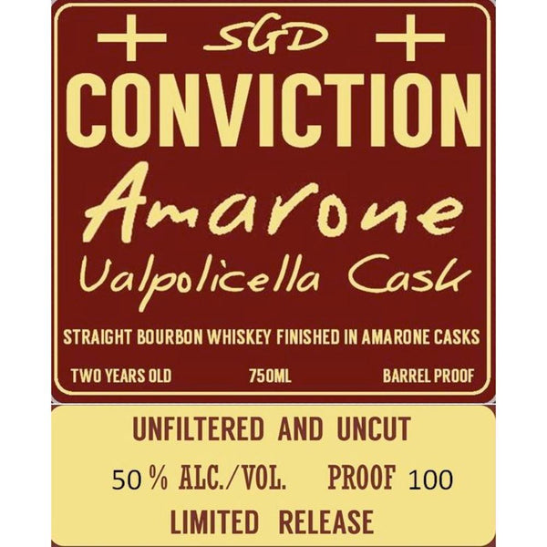 Southern Grace Conviction Amarone Valpolicella Cask Finished Bourbon