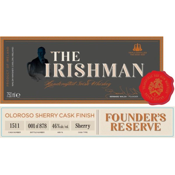 The Irishman Founders Reserve Sherry Cask Finish