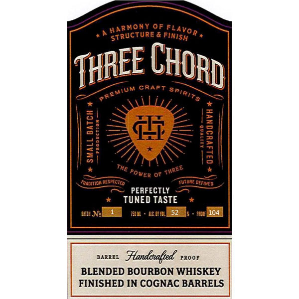 Three Chord Blended Bourbon Finished In Cognac Barrels