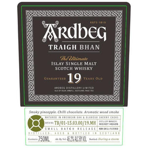 Buy Ardbeg Traigh Bhan 19 Year Old online from the best online liquor store in the USA.