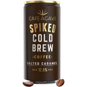 Buy Cafe Agave Spiked Cold Brew Coffee Salted Caramel | 4 Pack online from the best online liquor store in the USA.