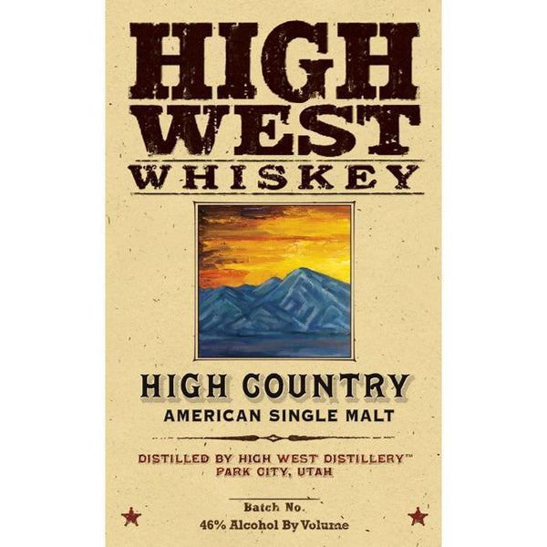 Buy High West High Country American Single Malt online from the best online liquor store in the USA.