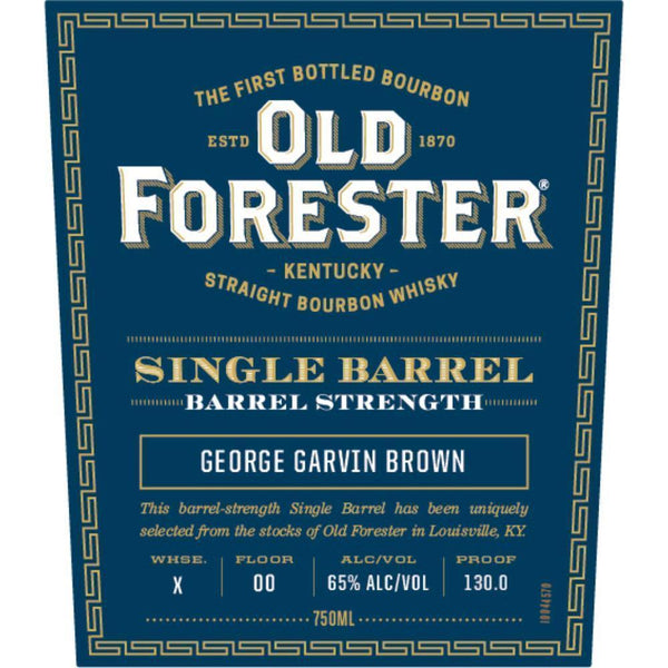 Buy Old Forester Single Barrel Barrel Strength online from the best online liquor store in the USA.