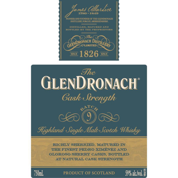 Buy The Glendronach Cask Strength Batch 9 online from the best online liquor store in the USA.