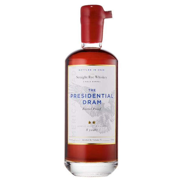 The Presidential Dram 8 Year Old Barrel Proof 2020 Release
